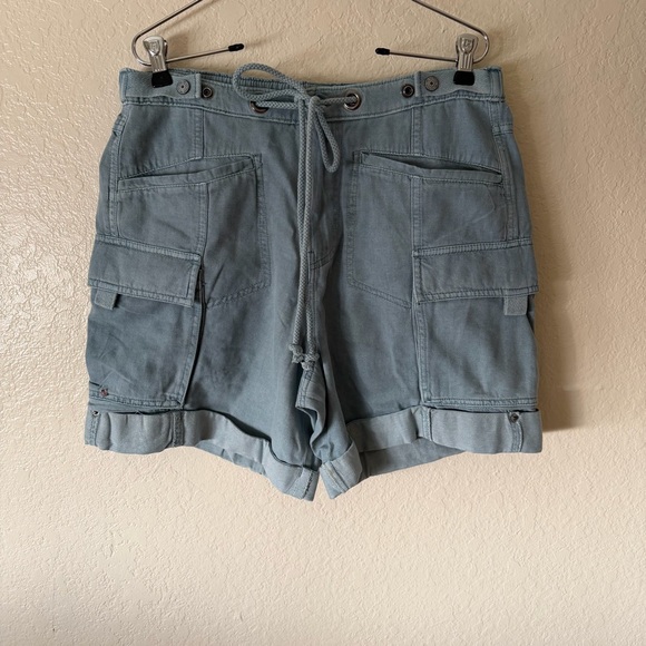 New Free People Frankie Washed Cargo Shorts size M - Picture 5 of 13